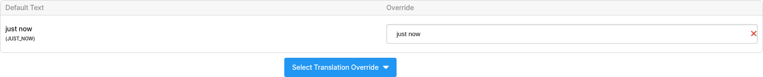 Panel niestandardowego tekstu z wybranym ciągiem widżetu z listy rozwijanej i polem tekstowym zamiennika