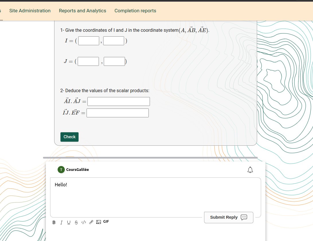 Moodle Example